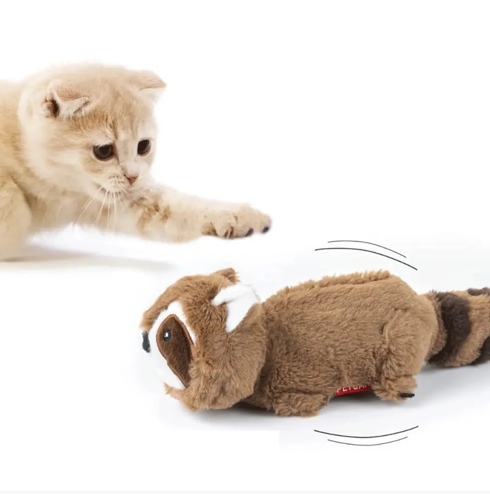 4Peluche con Movimiento y Sonido para mascotas - Carga USB Frida Pets