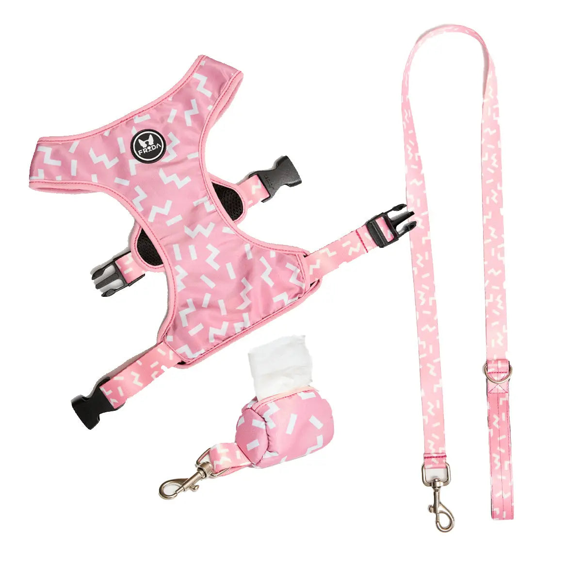 Pechera para mascotas y Correa - Serenity Pink Frida Pets