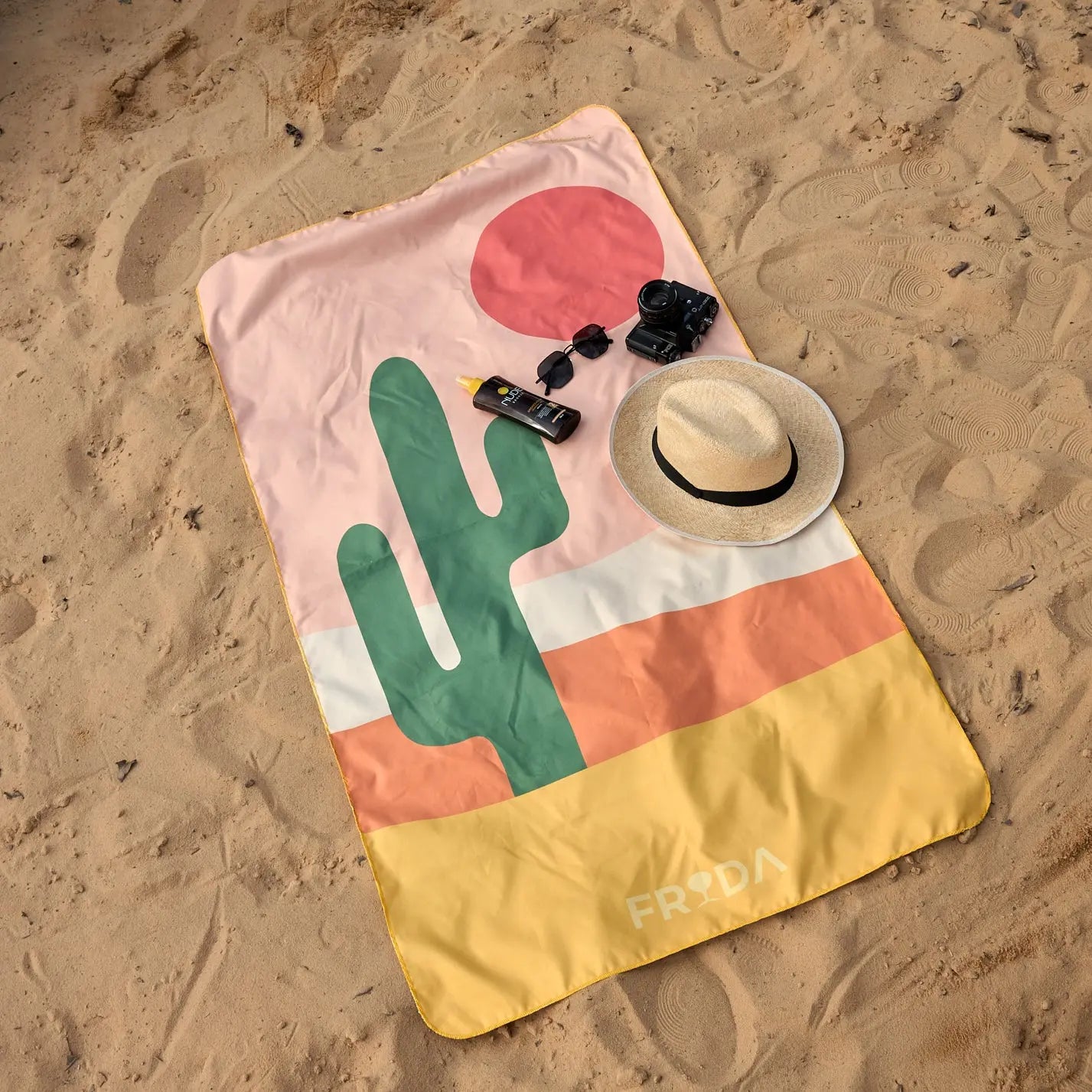 Toalla Estampada de microfibra Sunset Frida Pets