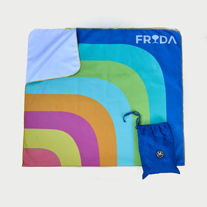 Toalla Estampada de microfibra Lineas Azules Frida Pets