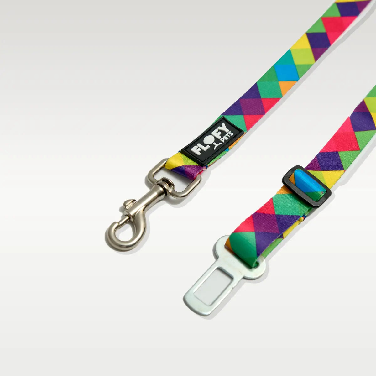 Cinturón de mascotas para carro Rombos Azules Frida Pets