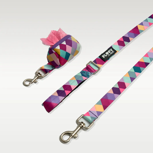 Correa de mascotas Rombos Morados Frida Pets