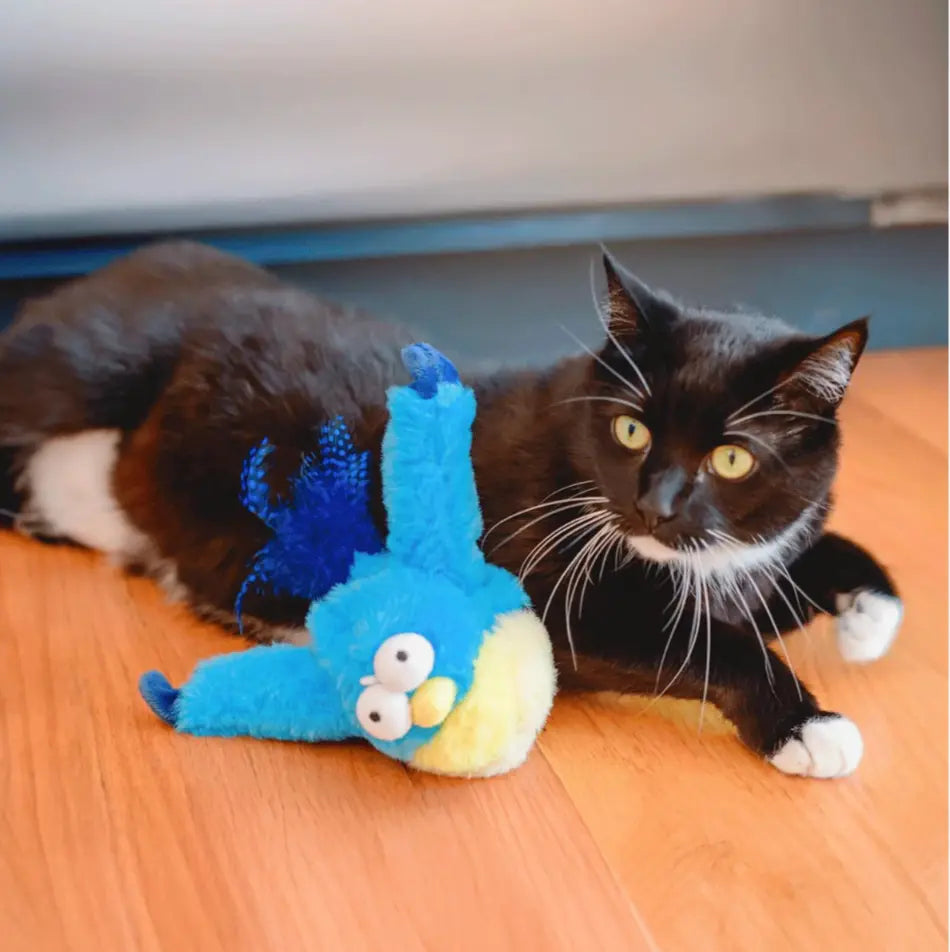 4Peluche con Movimiento y Sonido para mascotas - Carga USB Frida Pets