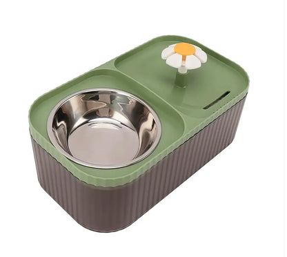 Comedero con Fuente de Agua Electrica Frida Pets