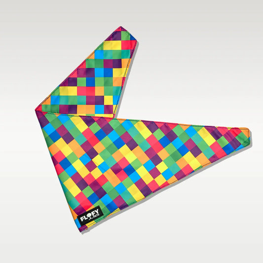 Pañoleta de mascotas Rombos Azules Frida Pets