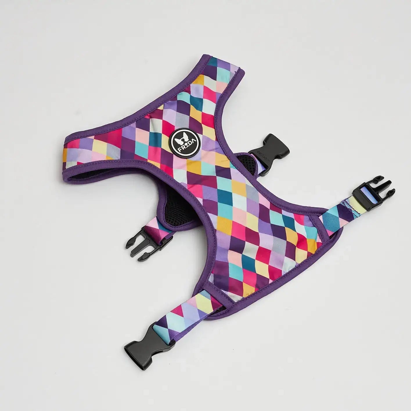Pechera para mascotas Rombos Morados Frida Pets