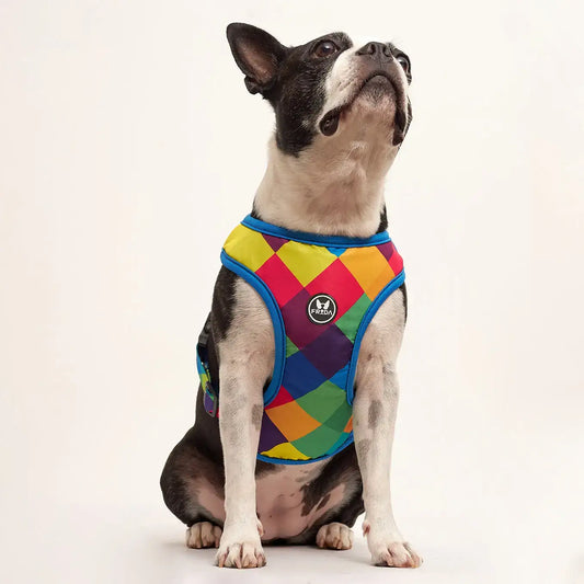 Pechera para mascotas Rombos Azules Frida Pets
