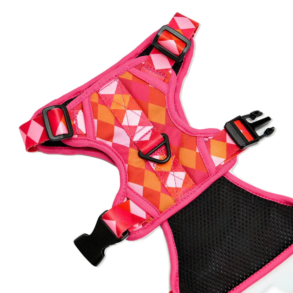 Pechera para mascotas  Evo 2.0 - Rombos Fucsia Frida Pets