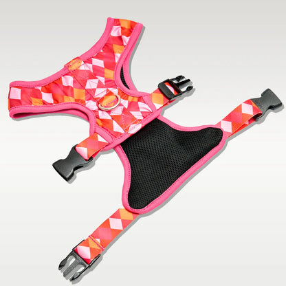 Pechera para mascotas Rombos Fucsias Frida Pets