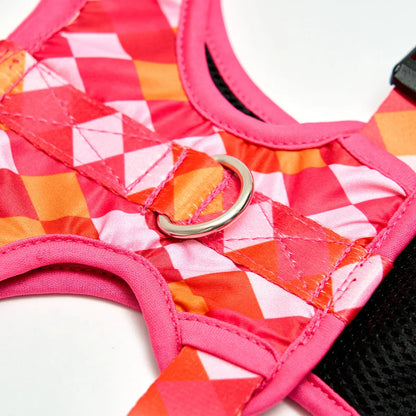 Pechera para mascotas Rombos Fucsias Frida Pets