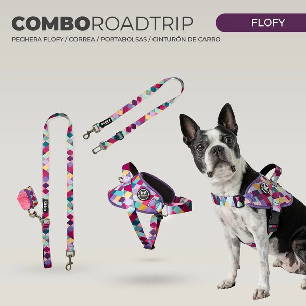 Combo Road Trip Pechera para mascotas Flofy -  Selecciona el diseño
