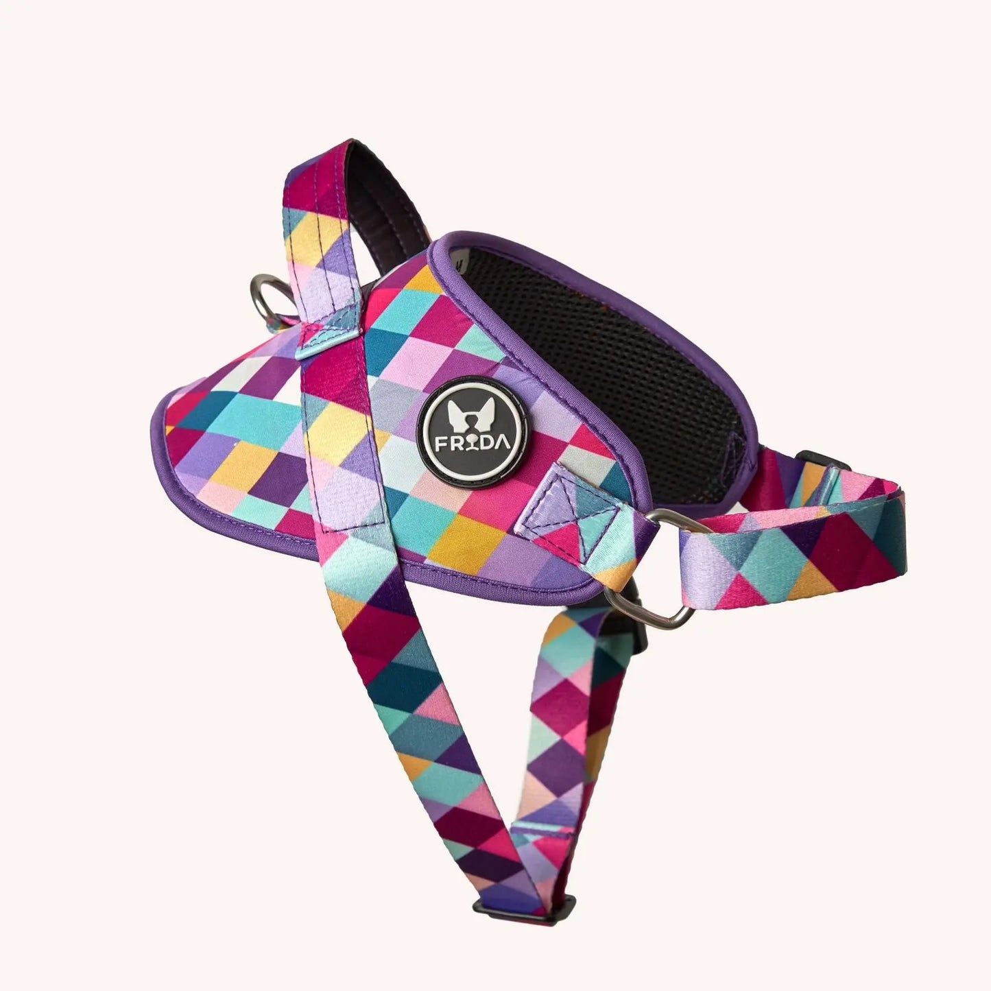 Pechera Flofy Rombos Morados Frida Pets