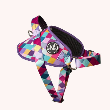 Pechera Flofy Rombos Morados Frida Pets